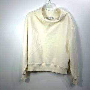 Varley Simon side zip sweater size large